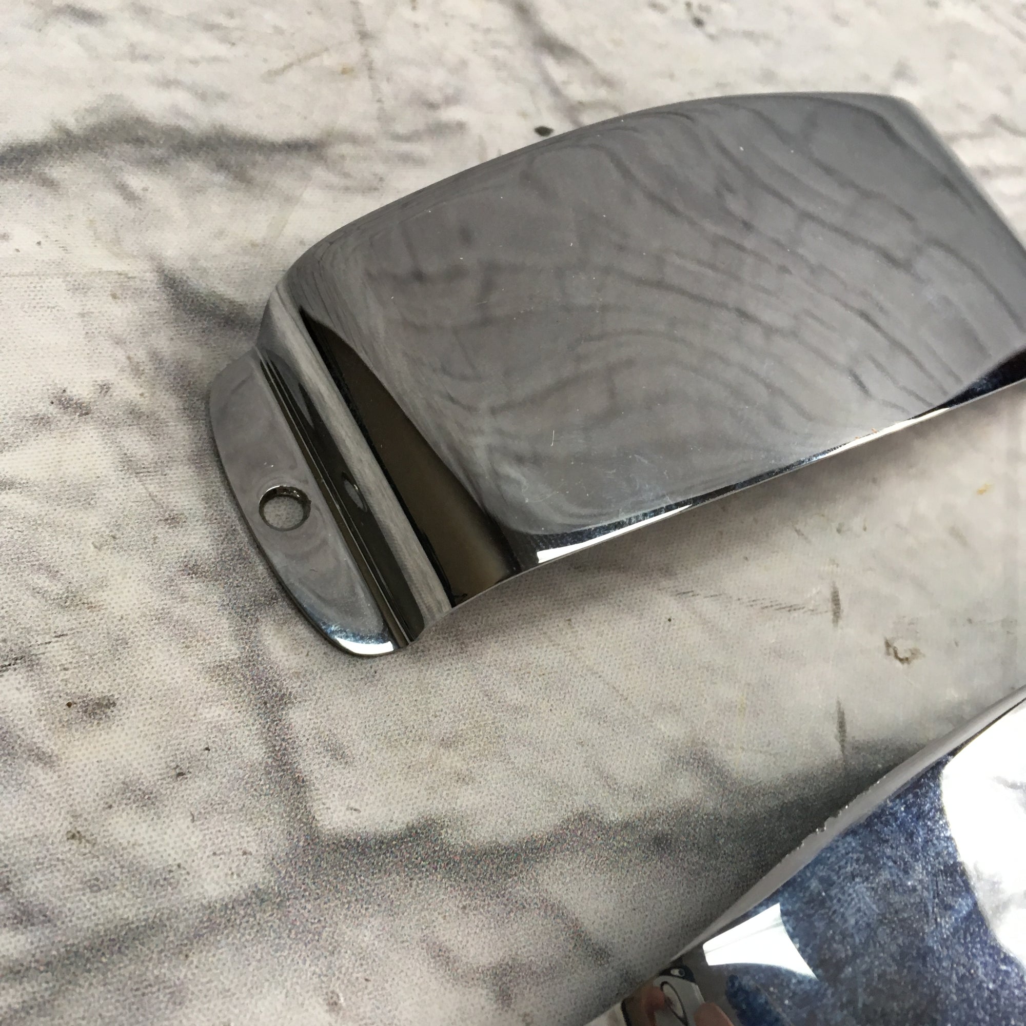 Fender Jazz Bass Chrome Bridge & Pickup Cover Set