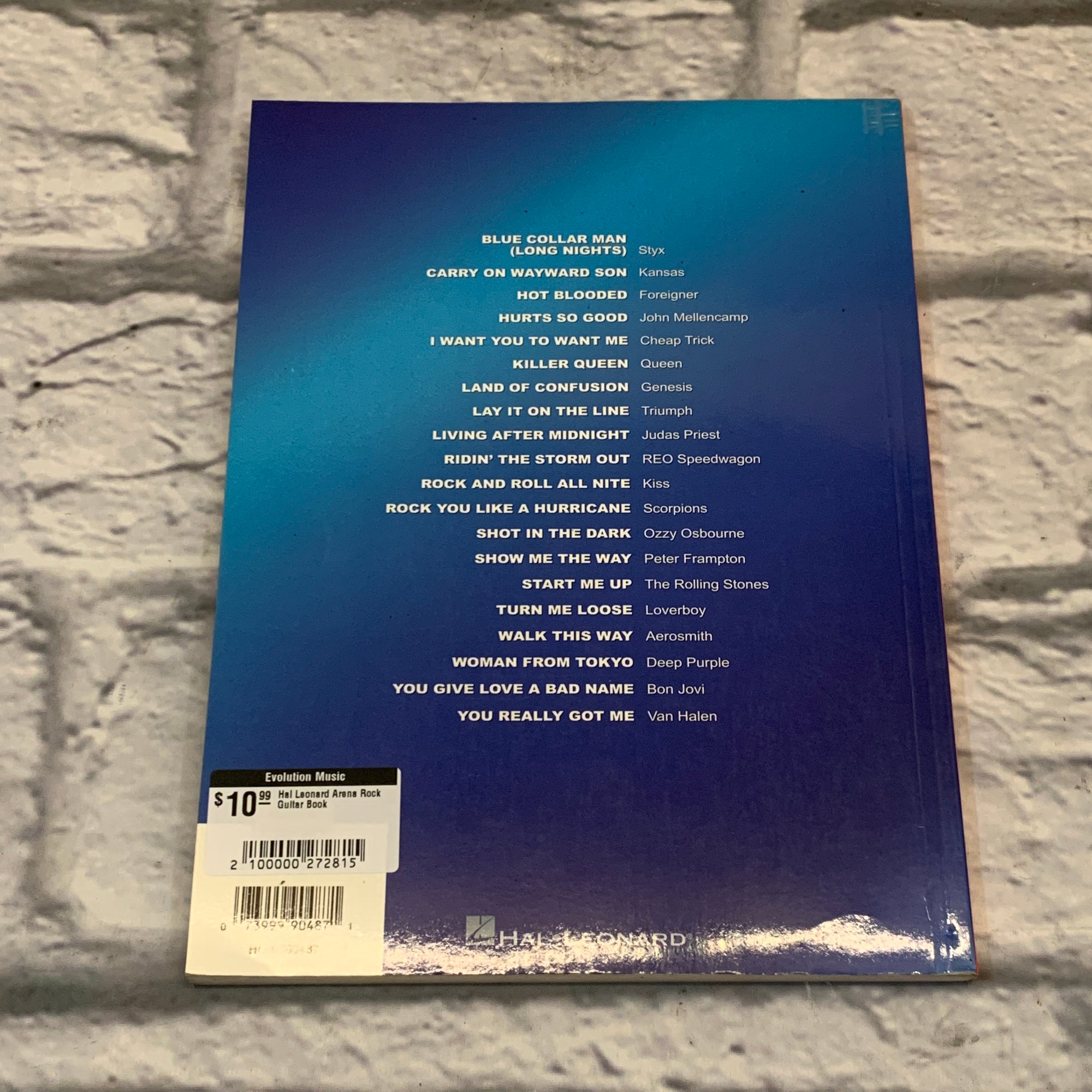 Hal Leonard Arena Rock Guitar Book