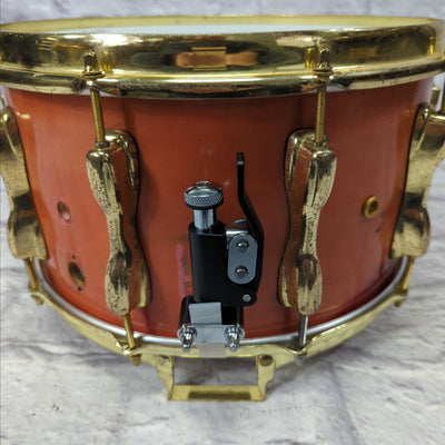 Slingerland 8x14" Magnum Model 702 10 Lug - Red Violin w/ Custom Brass Hardware