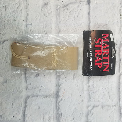Martin 2 1/2" Genuine Leather Strap-Tan