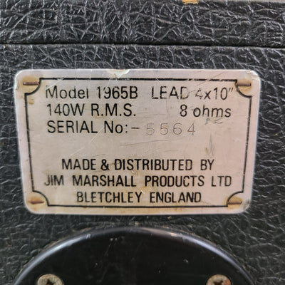 Marshall 1965B 4x10 Cabinet AS IS