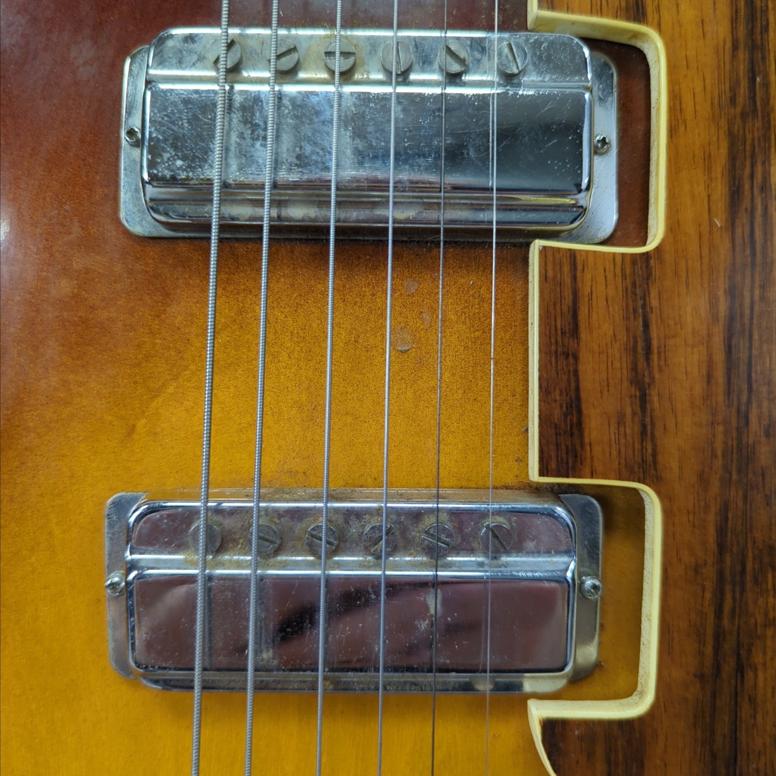 Vintage 1960s Teisco St. George Semi Hollow Project Electric Guitar MIJ Japan