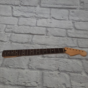 WD Licensed By Fender Replacement 22 Fret Stratocaster Neck with top nut