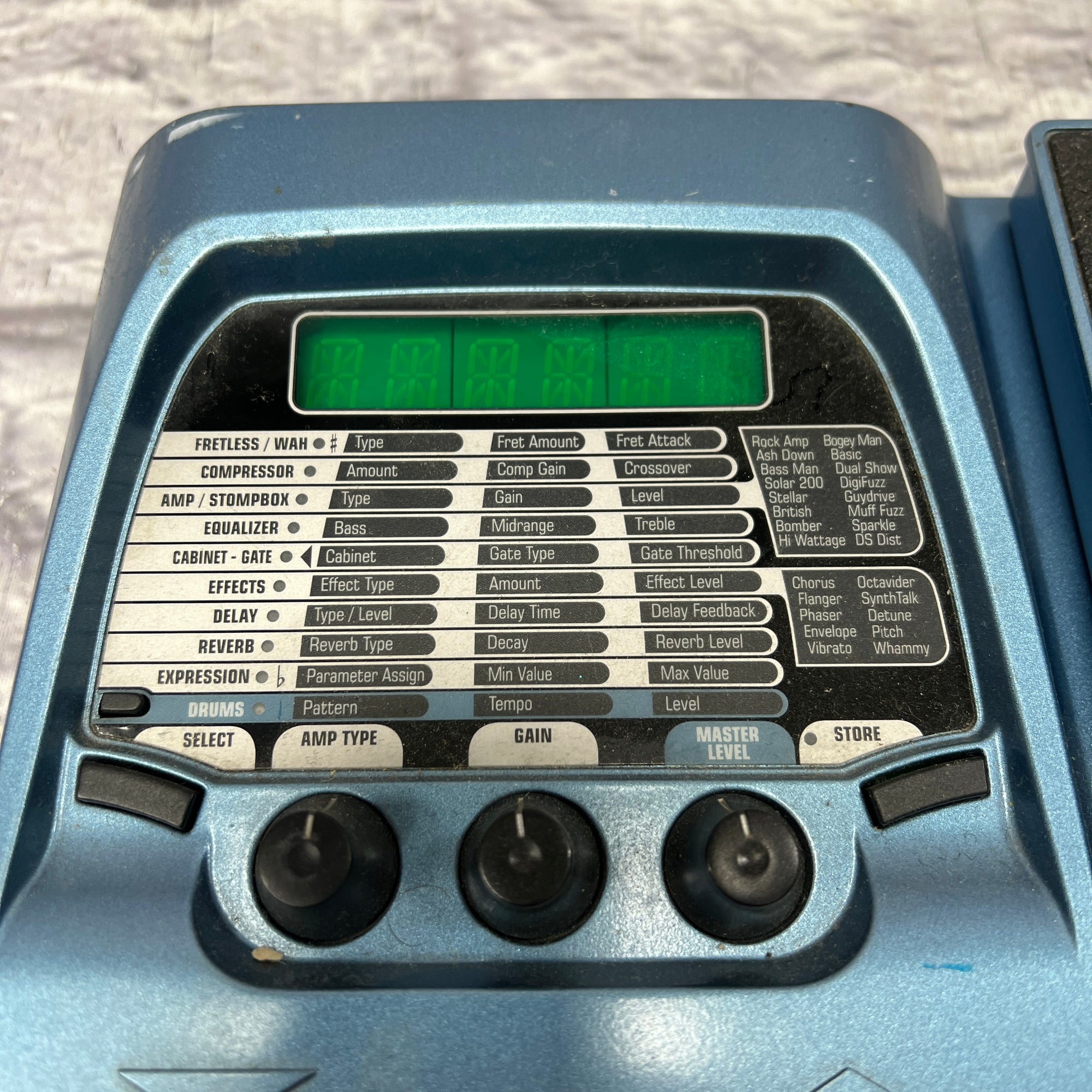 Digitech BP200 Effects Pedals