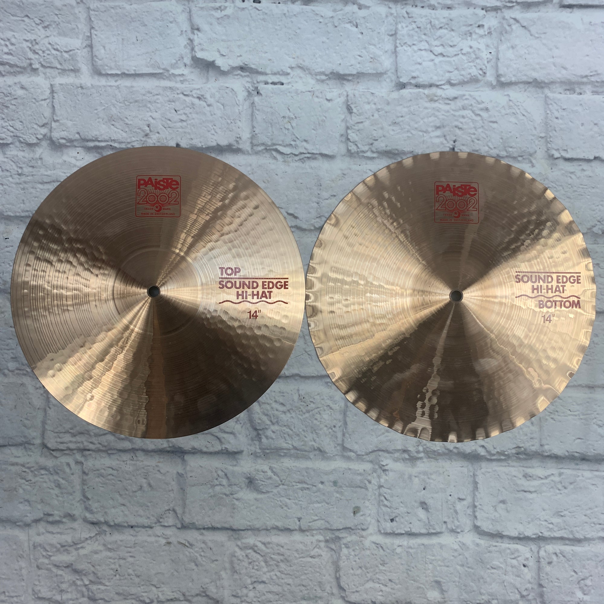 Paiste 14 2002 Hi Hat Cymbal Pair