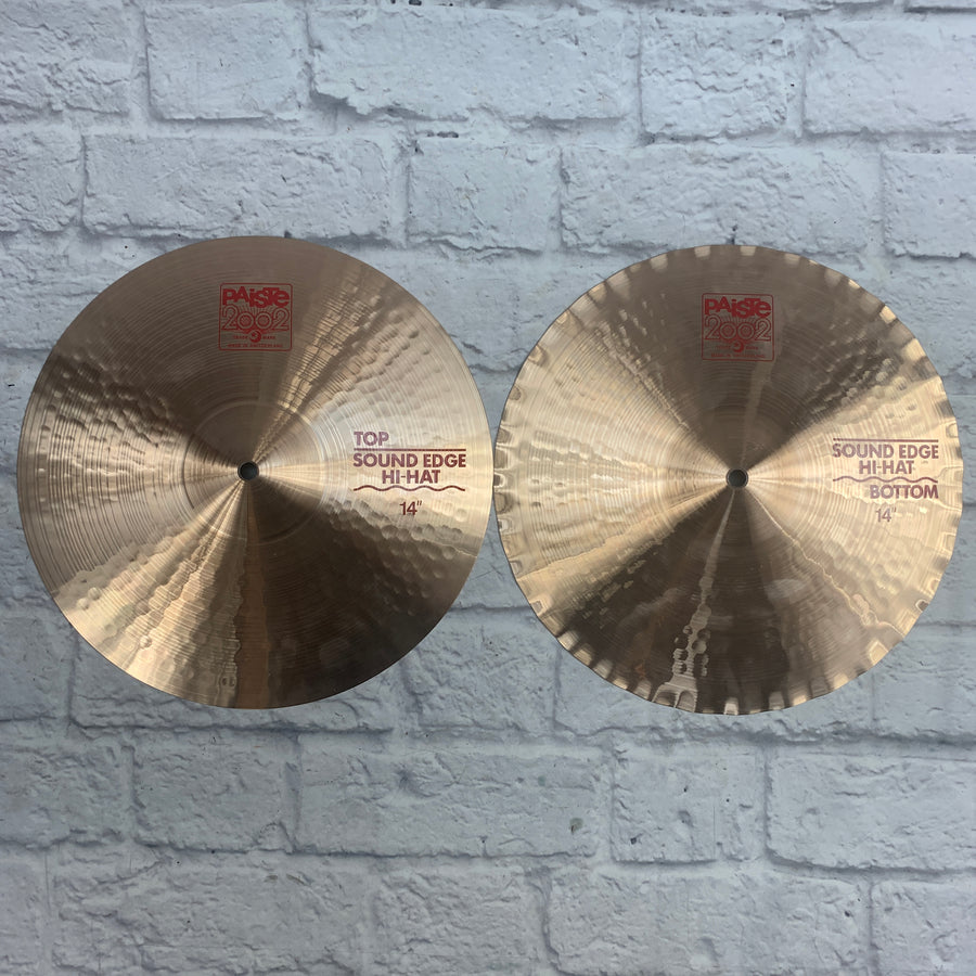 Paiste 14 2002 Hi Hat Cymbal Pair