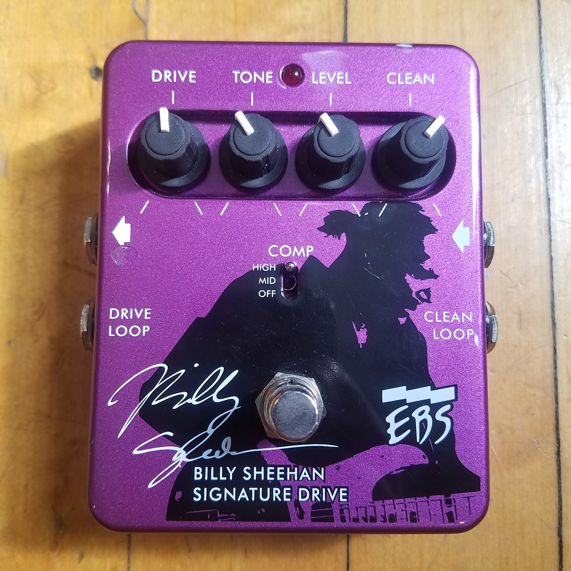 billy sheehan bass pedal EBS Billy Sheehan Signature Overdrive Bass Pedal
