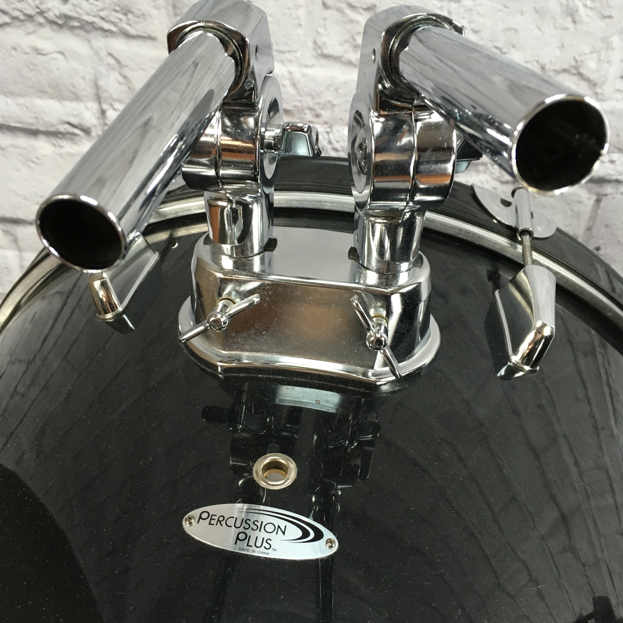 Percussion Plus 4pc Drum Set Black