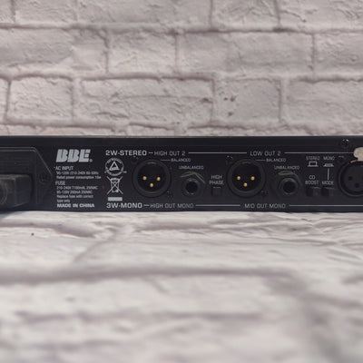 BBE Max-X3 Rack Mount Crossover