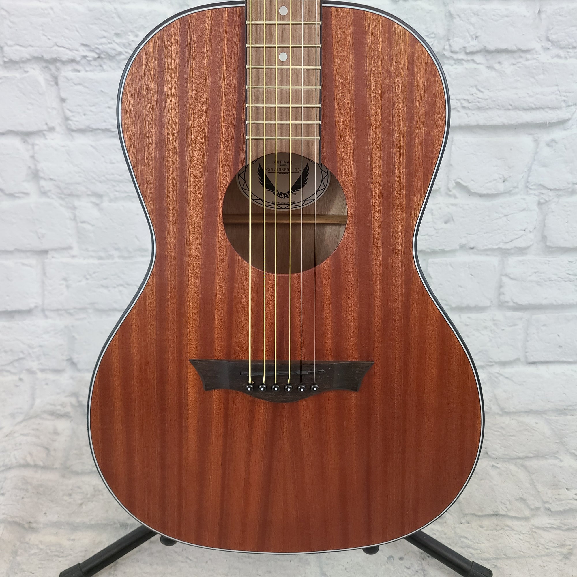 Dean AX P Mahogany Parlor Acoustic Guitar