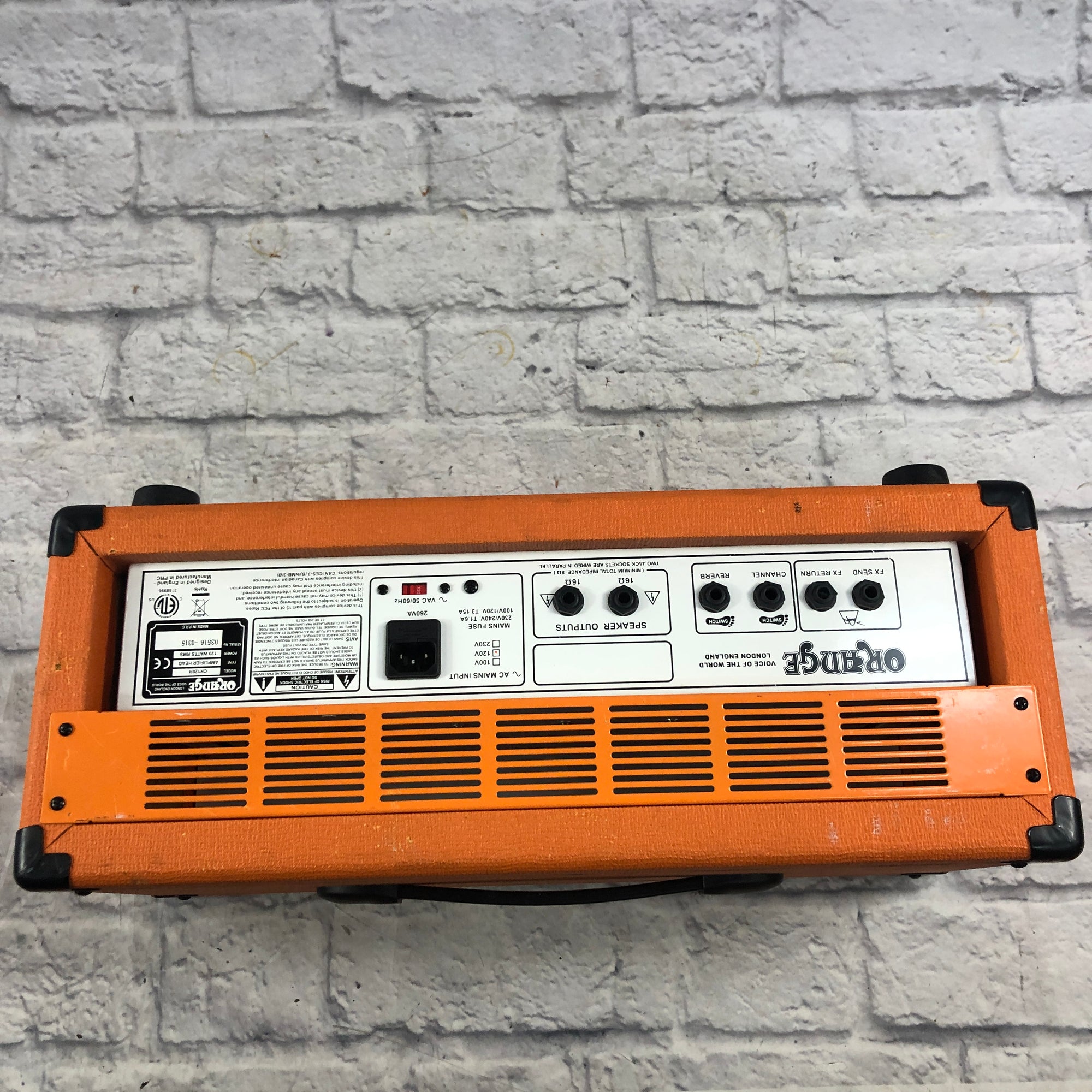 Orange Amps CR 120 Guitar Amp Head Evolution Music