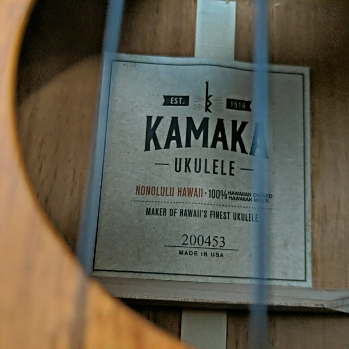 Kamaka HF-3 Tenor Ukulele