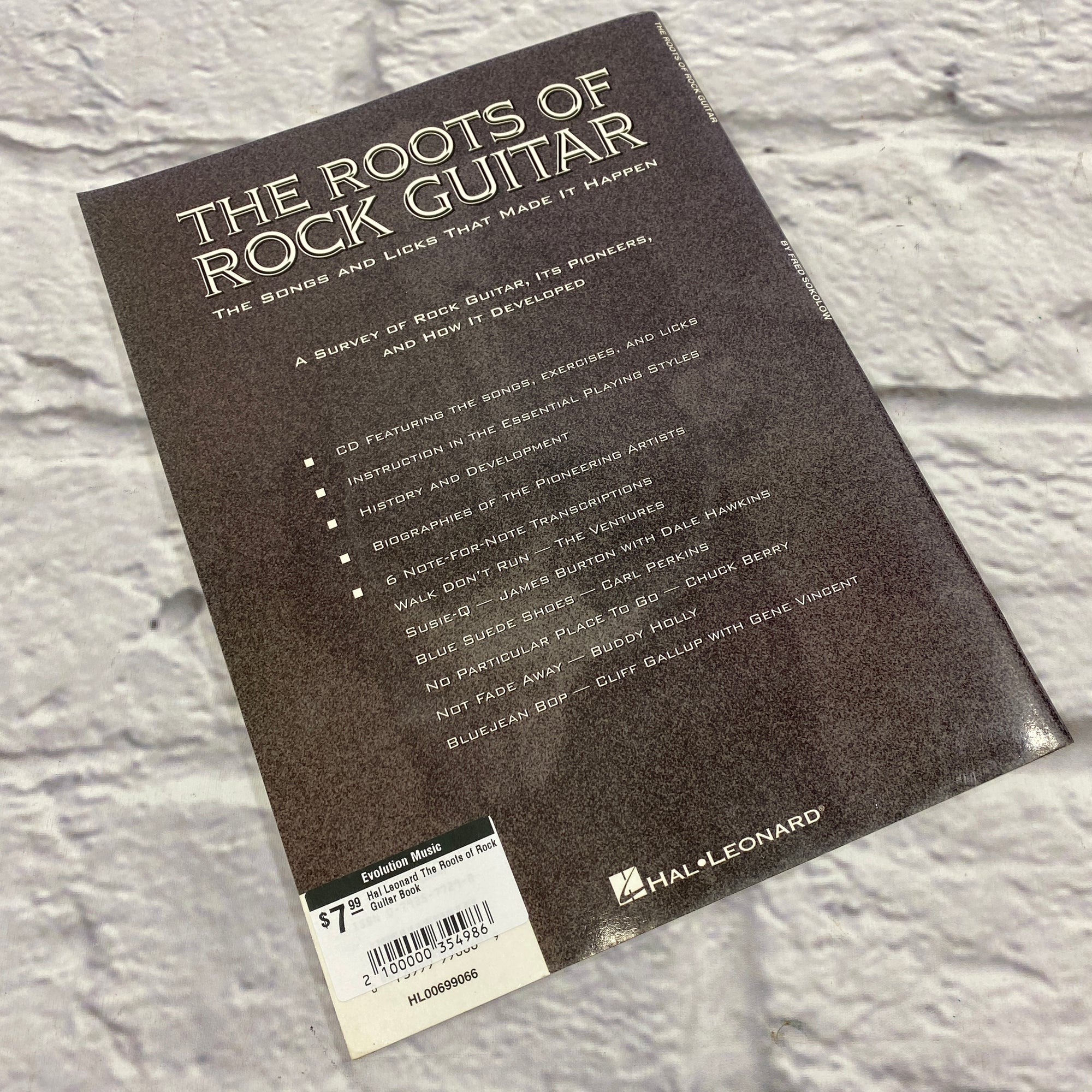 Hal Leonard The Roots of Rock Guitar Book