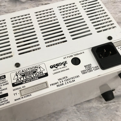 Orange Tiny Terror 15-Watt Tube Head MODIFIED