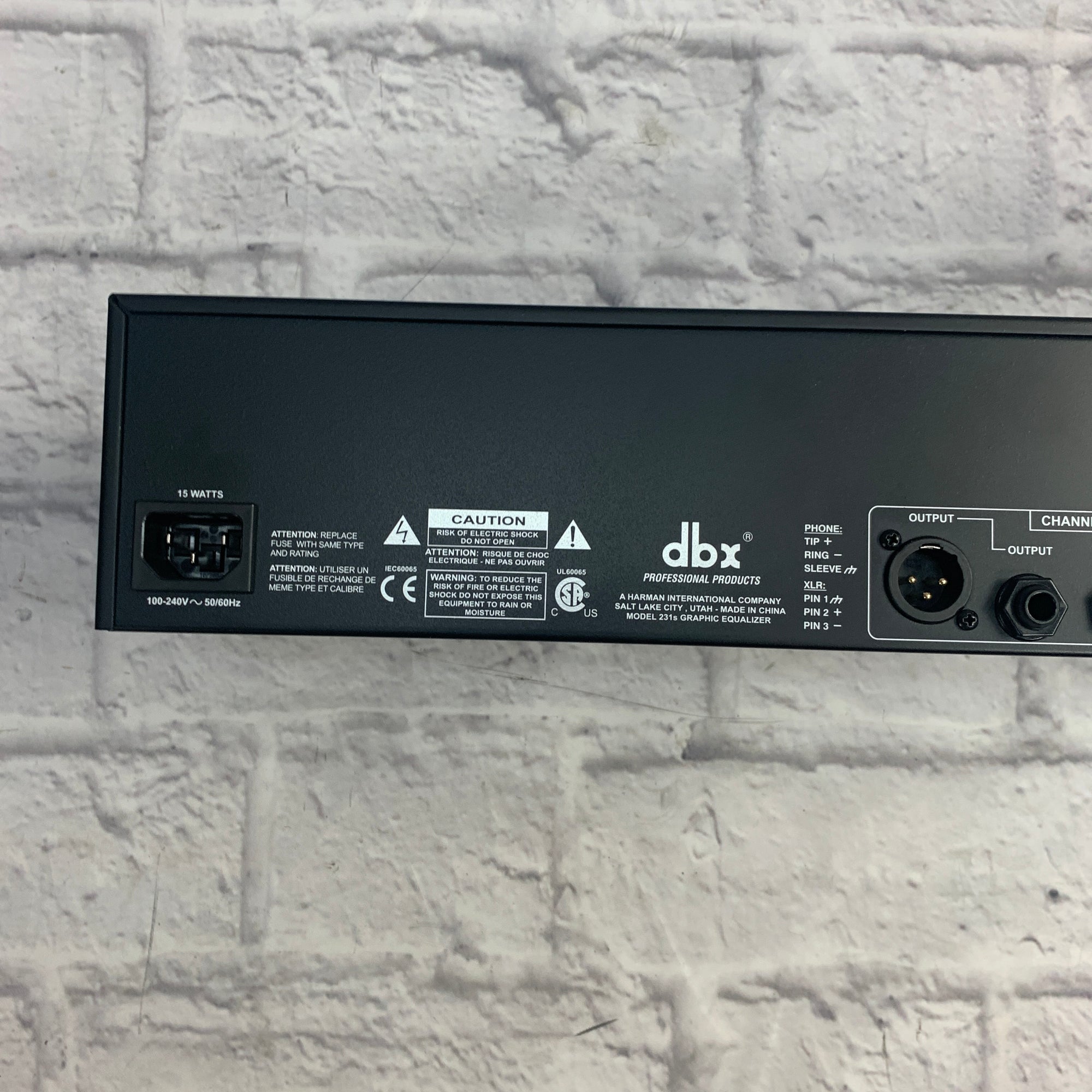 DBX 231s Graphic EQ Rack EQ