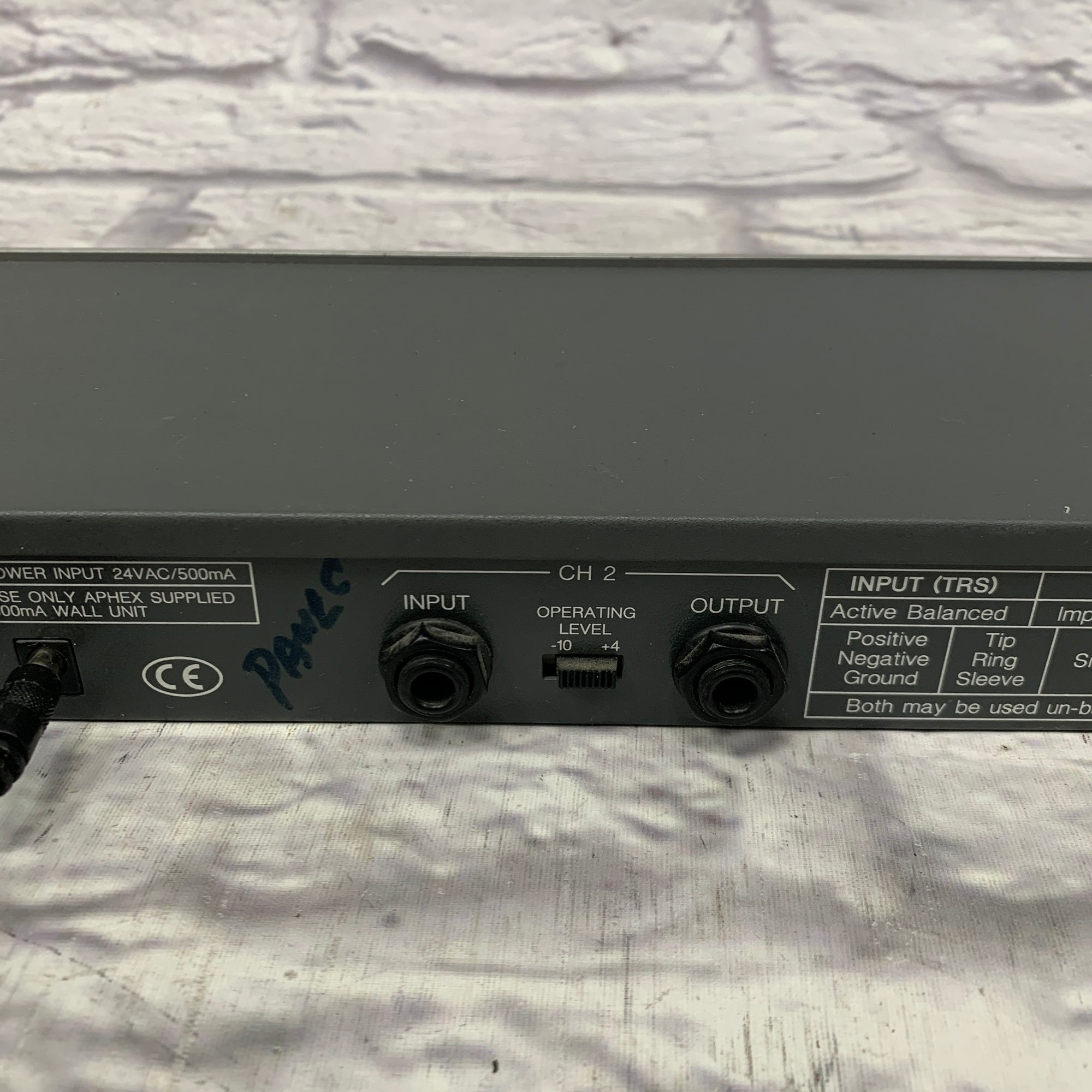 Aphex 108 2チャンネルAUTOMATIC COMPRESSOR Aphex 108 Easyrider