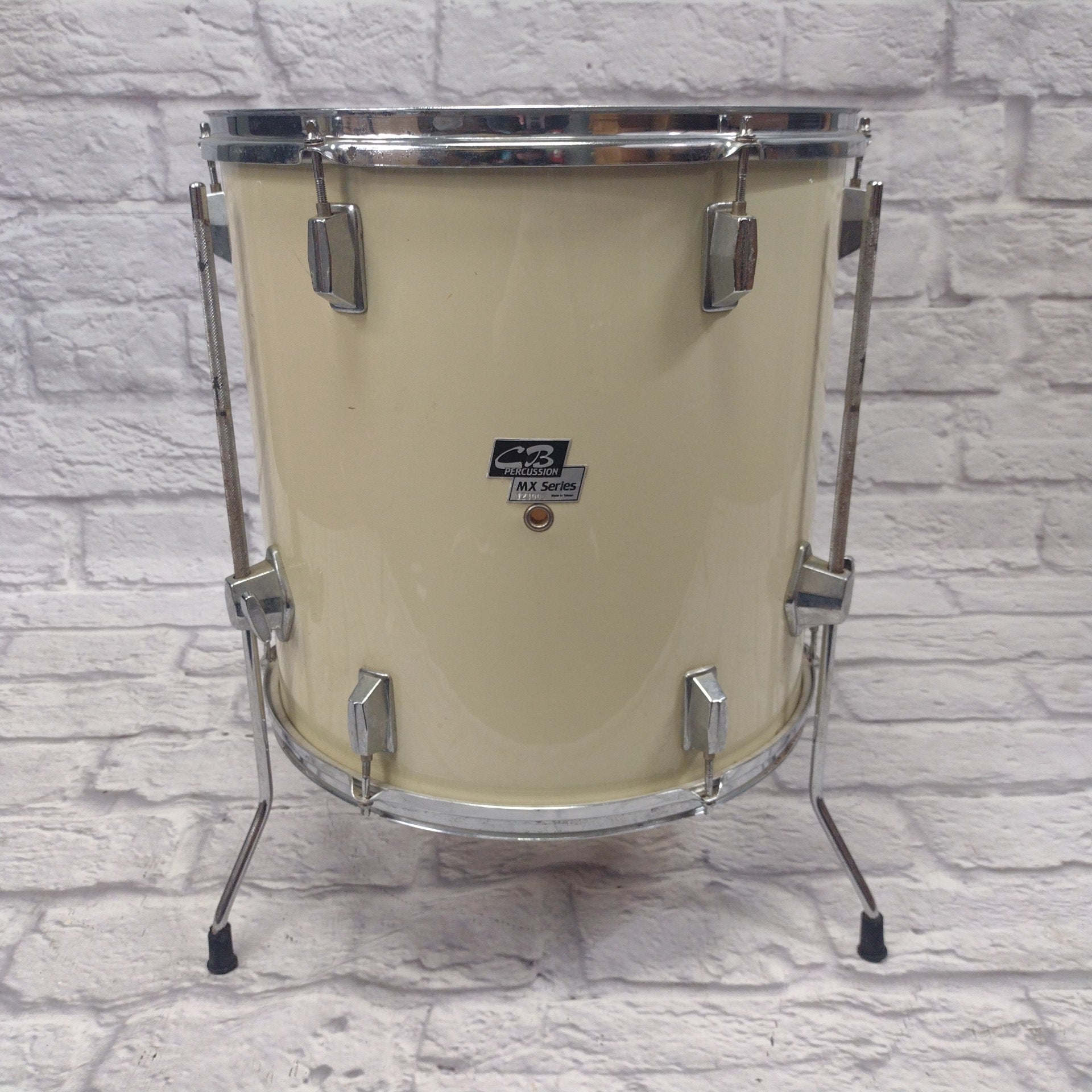 CB Percussion MX Series 4 Piece Drum Kit - White