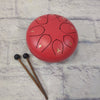 Unknown Red 6 Inch 8 Note Tongue Drum
