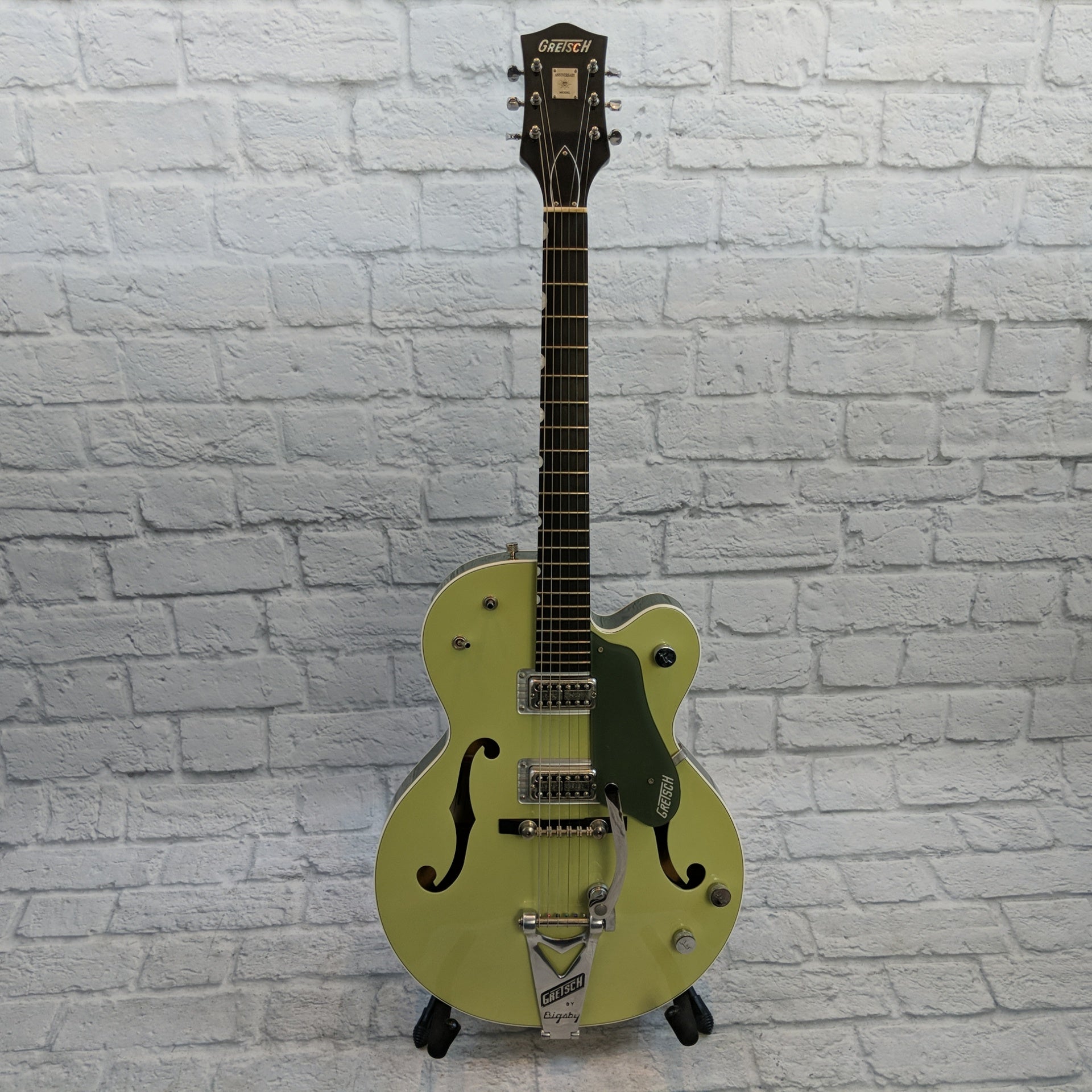 Gretsch G6118T Anniversary w/ Bigsby Hollowbody 2-Tone Smoke Green 2011