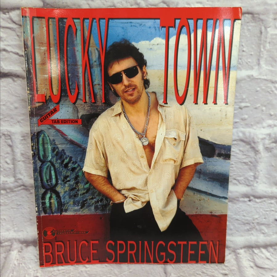 Bruce Springstee Lucky Town Guitar/Tab/Vocal Book