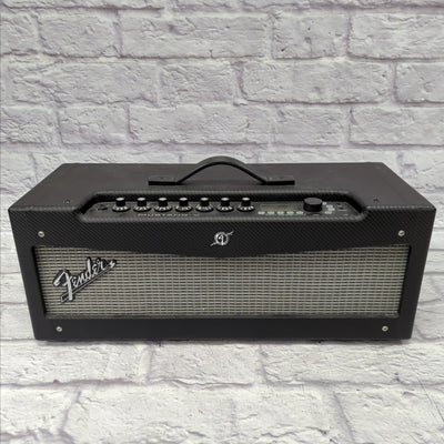 Fender Mustang V Guitar Amp Head w/ Cover and 4 Button Footswitch