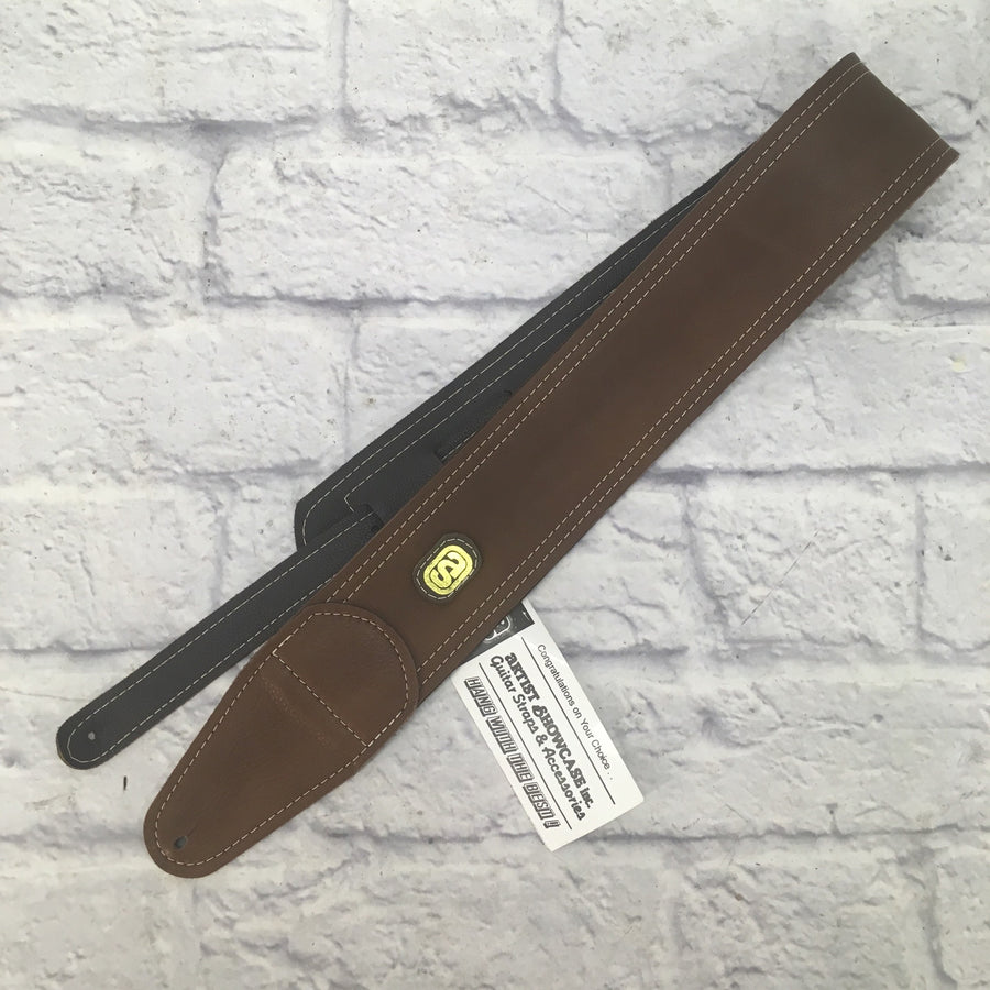 Artist Showcase Leather Guitar Strap Premier AS (Wide Brown)