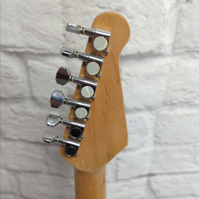 J Reynolds Left Handed Lefty Strat Style Electric Guitar - Black