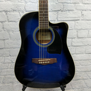 Ibanez PF15ECETBS Transparent Blue Sunburst High Gloss A/E S/N
