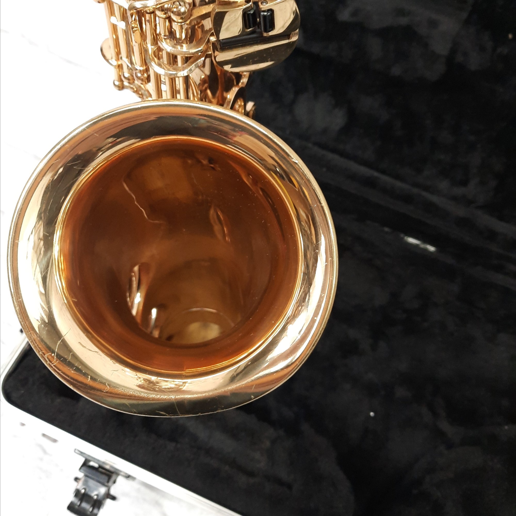 Hunter HAS6430YL Saxophone w/Case (Bent Horn)