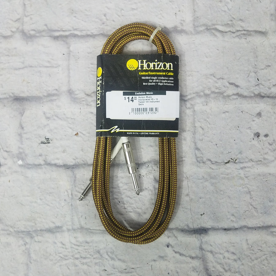 Horizon Music, Incorporated V2-10 Tweed 10ft Instrument Cable