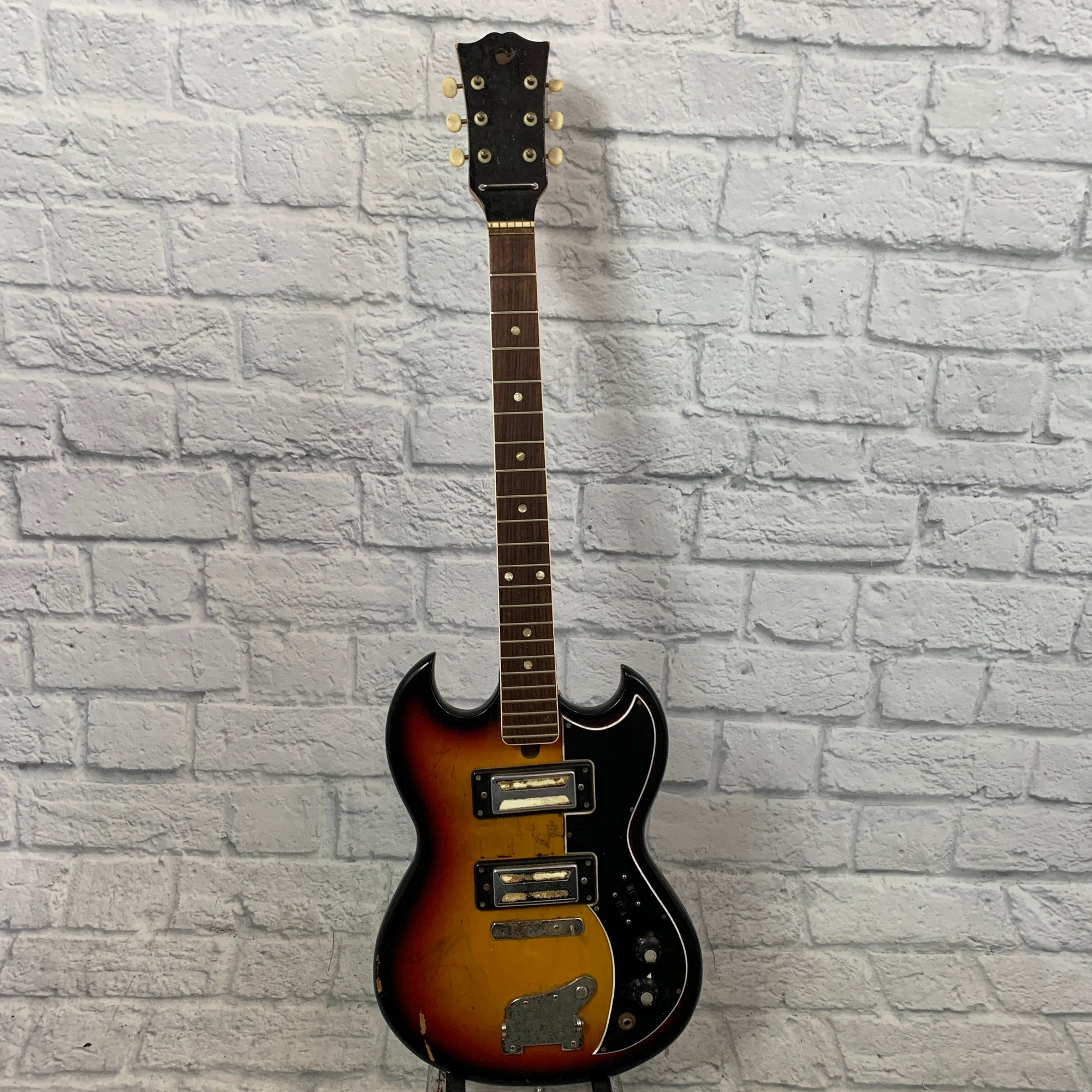Teisco K-2T Project Electric Guitar AS IS - Evolution Music Teisco K-2T Project Electric Guitar AS IS - Evolution Music