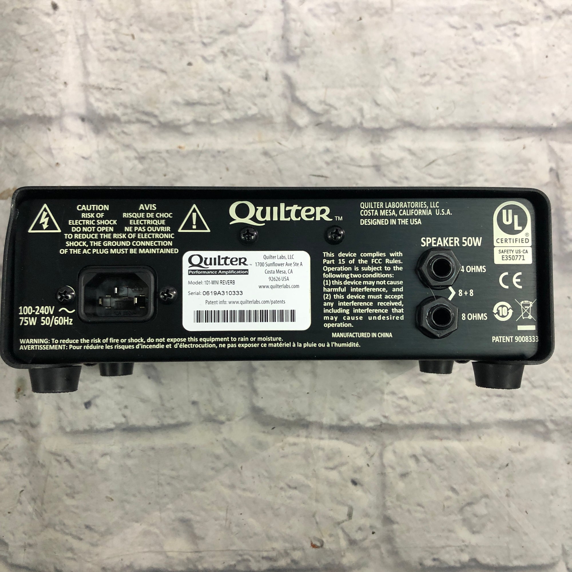 Quilter 101 Mini Reverb Guitar Amp Head