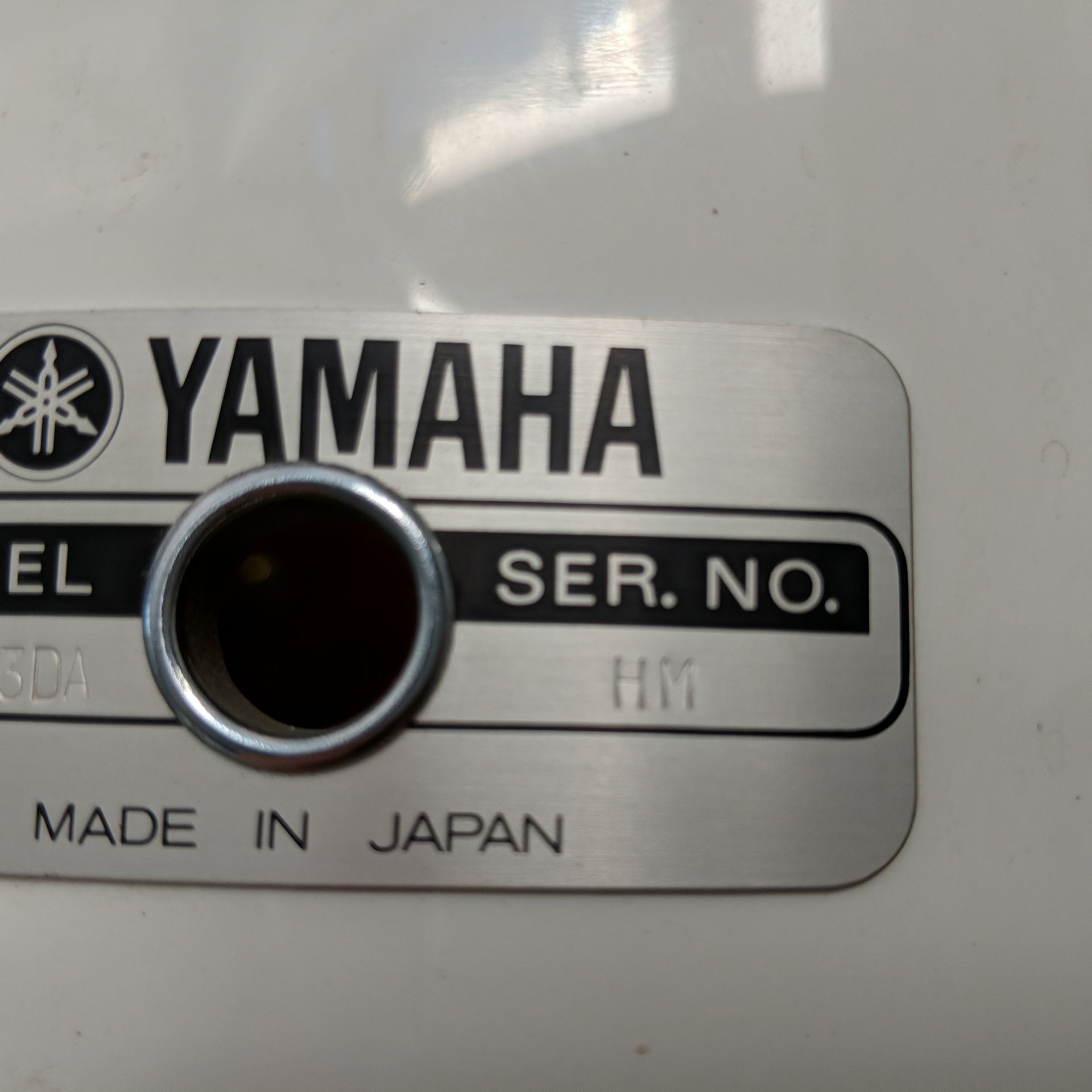 Yamaha 1970s Pre-Recording Custom TT-913DA 13x9 White 9000 Series Tom Drum Made in Japan