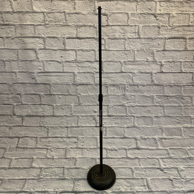 On Stage Stands Straight Mic Stand w/ Round Base