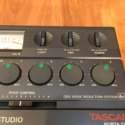 ** Tascam Porta One 4 Track Cassette Recorder with Power Supply