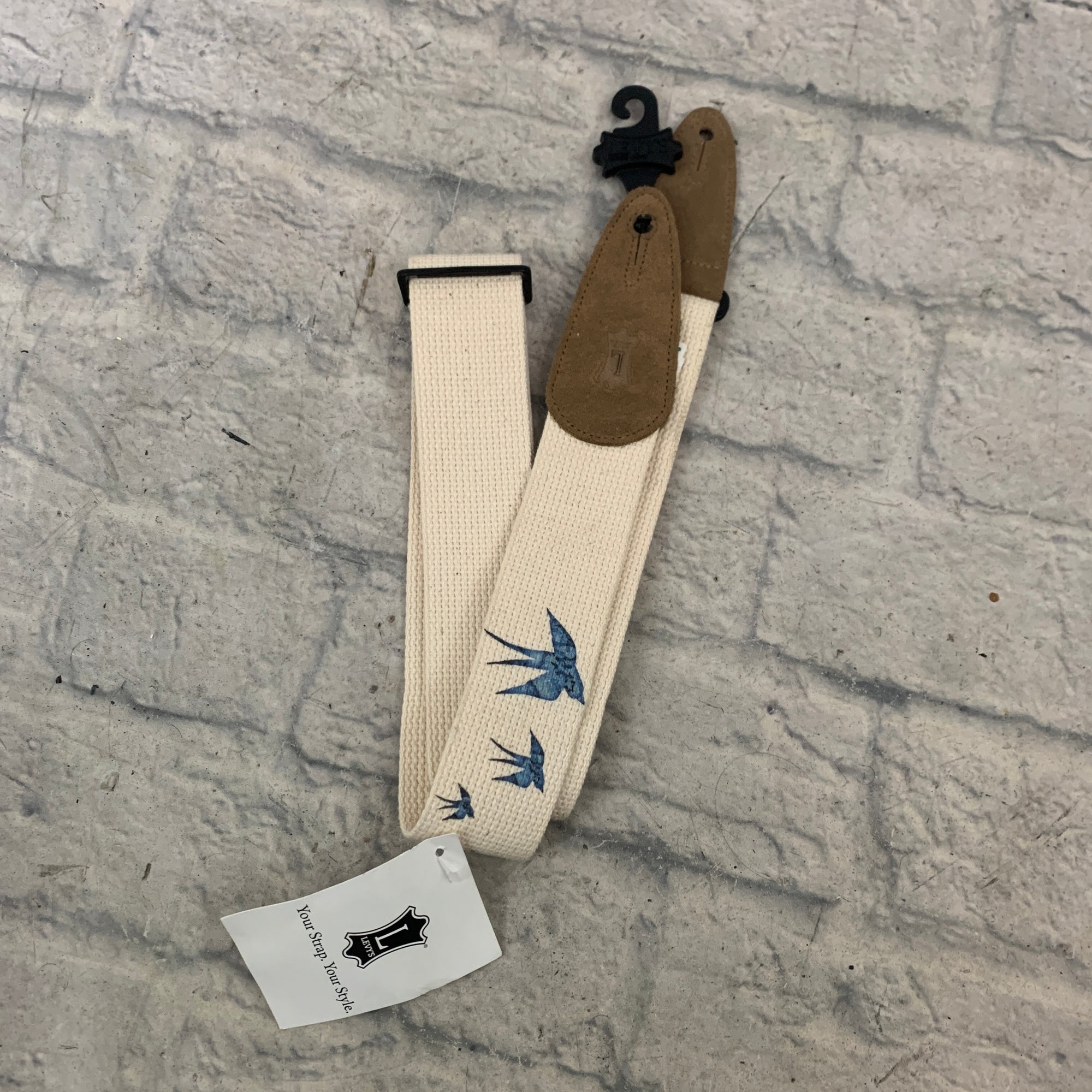 Levy's MC8U-006 Print Series Bluebird Guitar Strap