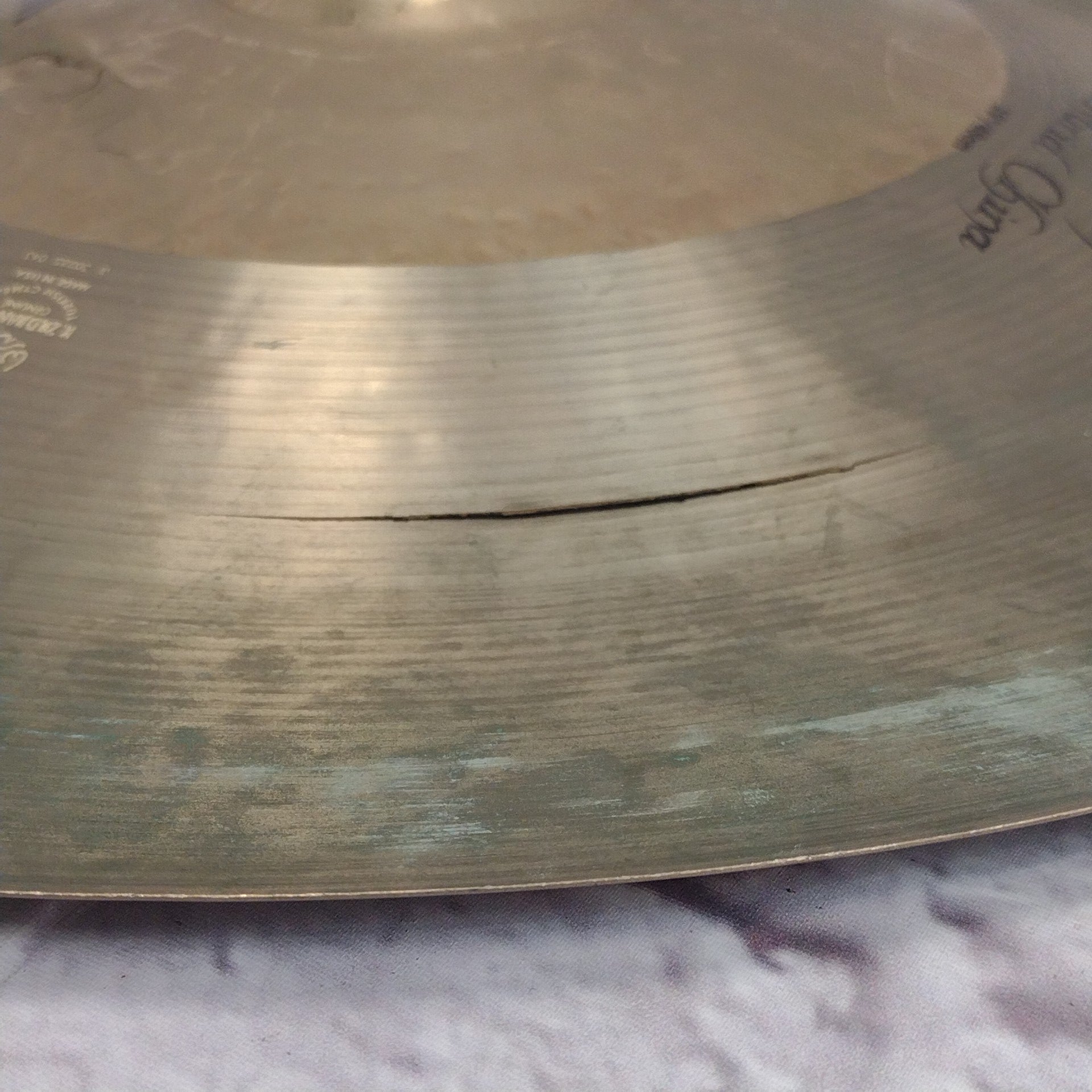 Zildjian K Hybrid 19" China Cymbal CRACKED AS IS