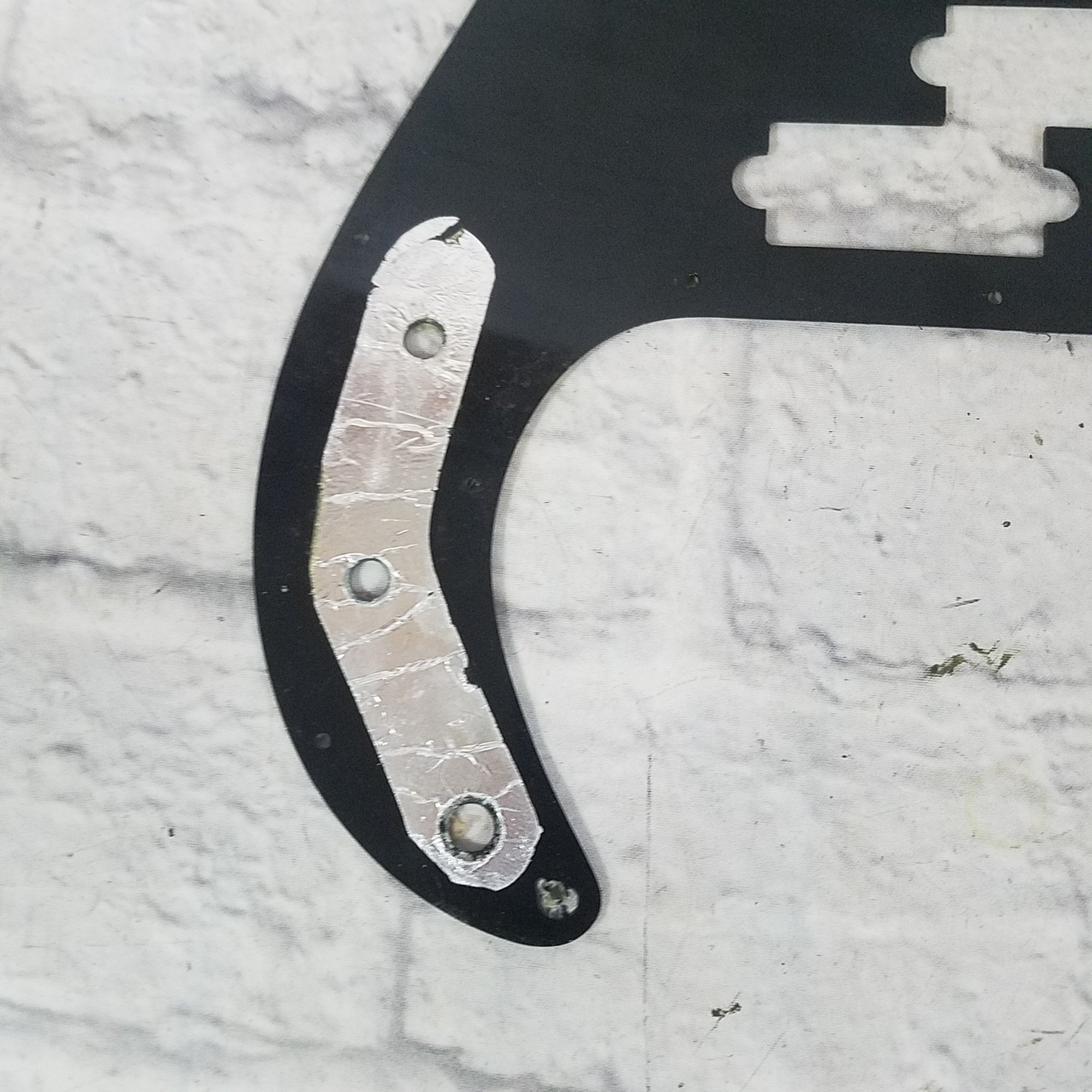 Standard Precision Bass Pickguard Black
