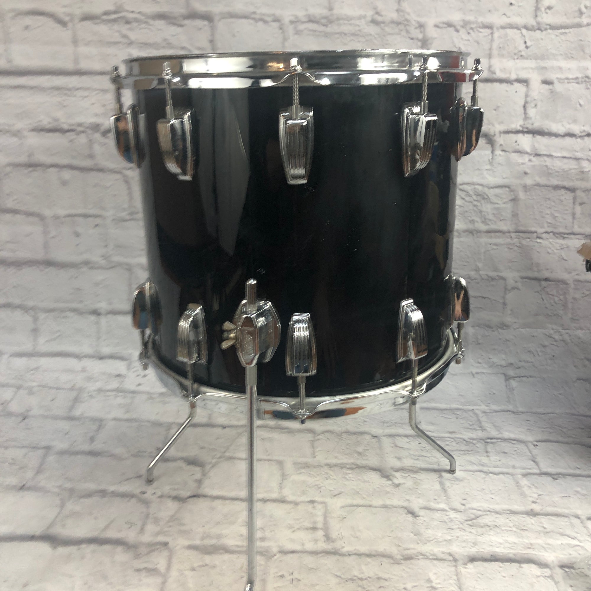 Ludwig Black Floor Tom 14" Tom