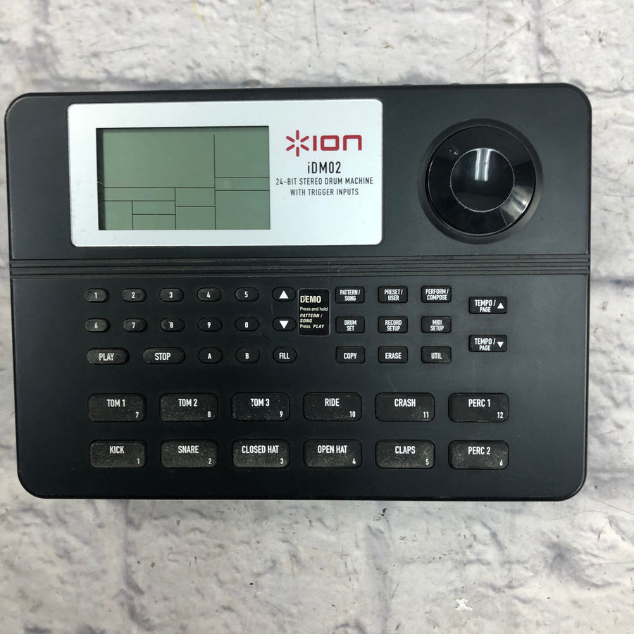 Ion iDM02 24-Bit Stereo Drum Machine NO POWER SUPPLY