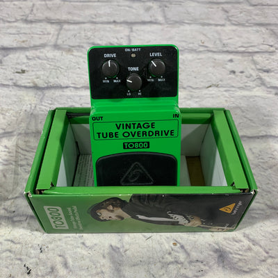 Behringer TO800 Vintage Tube Overdrive Pedal w/ box