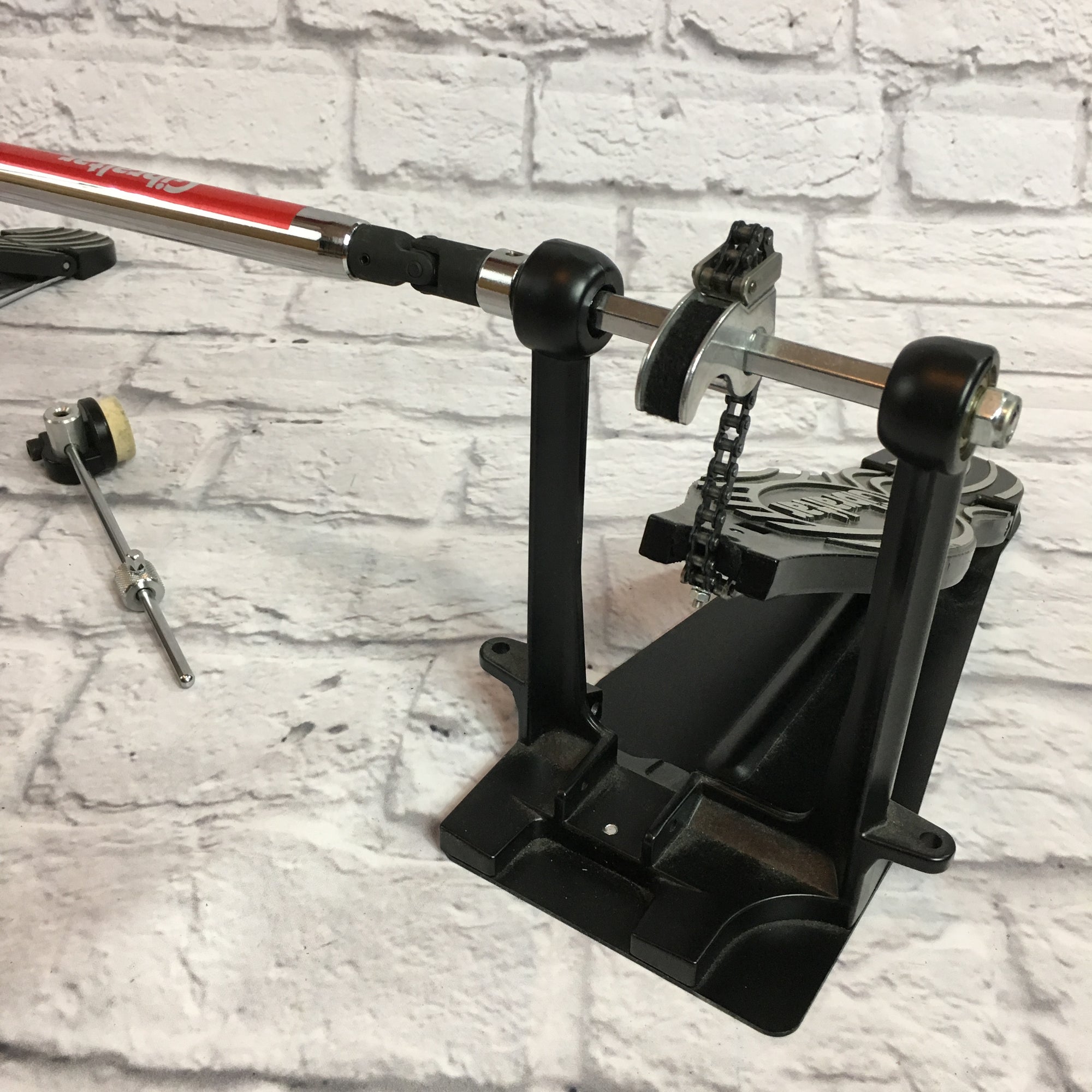 Gibraltar Double Bass Drum Pedal w/ Extra Bass Drum Beater