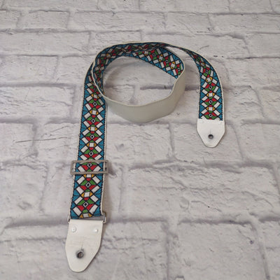 Souldier Stained Glass Vintage Style Guitar Strap