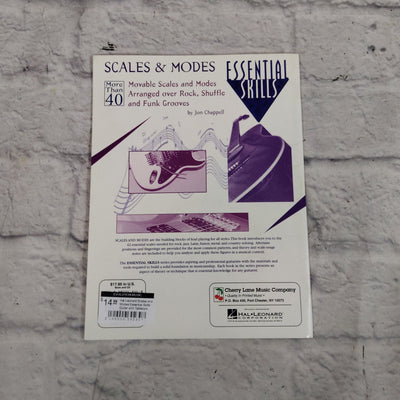 Hal Leonard Scales and Modes Essential Skills Guitar with Tablature Book