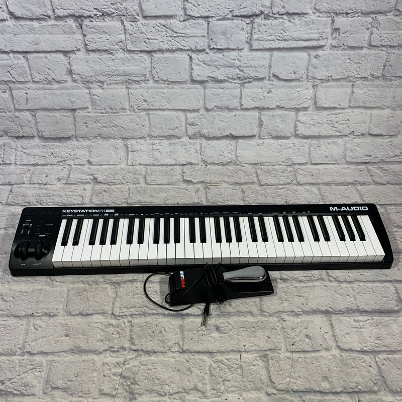 M Audio Keystation MK3 61-Key Midi Keyboard w/ sustain pedal ...