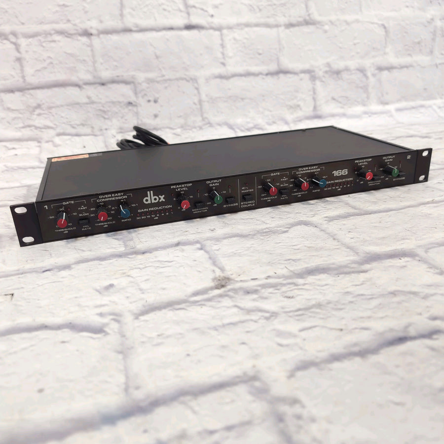 DBX 166 2-Channel Stereo Compressor Limiter