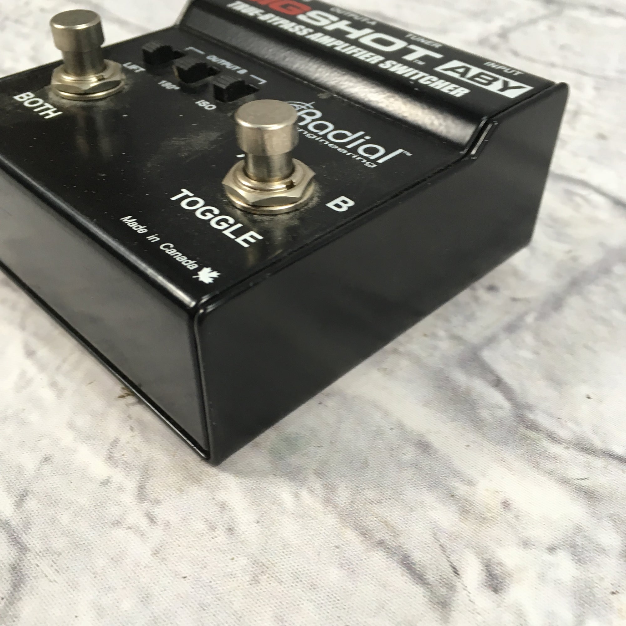 bigshot aby pedal Radial Engineering BigShot ABY Switch Pedal