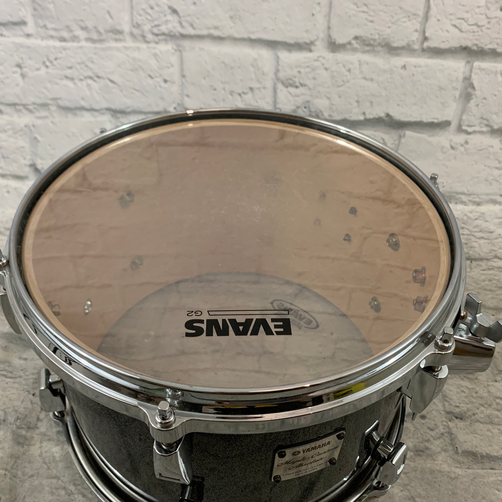 Yamaha Maple Custom Absolute 12"x8" Midnight Sparkle Rack Tom w/ ISS Mount
