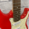 Squier Partscaster Strat Red Sparkle Electric Guitar