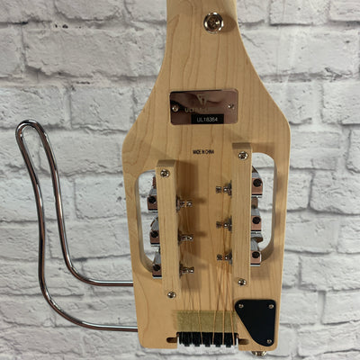Traveler Ultra-Light Natural Electric Guitar w/ leg rest